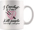 Panvola I Crochet So I Don't Kill People Save A Life Send Yarn Crocheting Knitting Gifts For Grandma Auntie Mom Mothers Day Novelty Drinkware Cera...