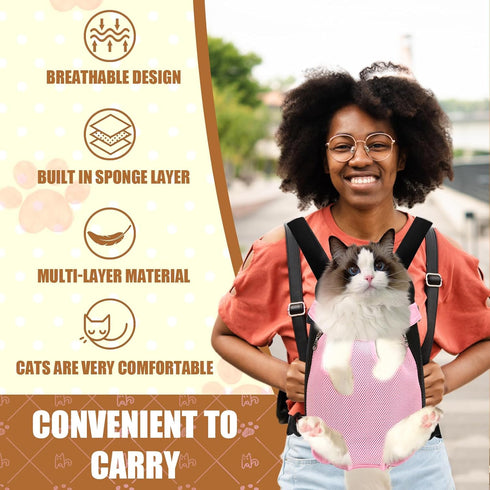Pet Dog Carrier Backpack Adjustable Dog Front Carrier, Dog Hiking Backpack, Front Facing Dog Carrier, Dog Hiking Backpack, Puppy Backpack, Cat Fro...