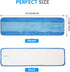 6 Pack Microfiber Cleaning Pads are Compatible with Bona Mop,18 Inch Replaceable Mop Pad Refill,Washable & Reusable Blue Microfiber Mop Pads for H...