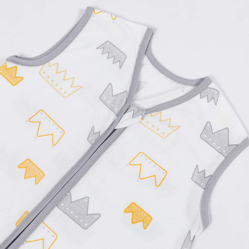 TILLYOU Sleep Sack 6-12 Months - 0.5 TOG Baby Wearable Blanket with 2-Way Zipper, Extra Soft Cotton Sleeveless Sleeping sack 2 Pack, Gray Grown...