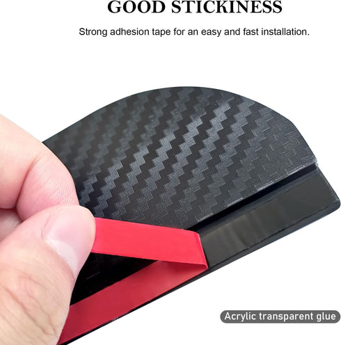 2pcs Universal Car Side Wing Mirror Rain Protector Cover Cap Smoke Guard Rear View Side Mirror Deflectors Rain Eyebrow for Cars SUV Truck Rear Vie...
