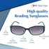 In Style Eyes Stylish Tinted Reader Bifocal Sunglasses - Full-Rimmed, Oblong Frame Reading Glasses - Non-Polarized Lens - Burgundy - 1.75x...
