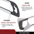 RUXIFEY 3rd Third Brake Light Gasket Seal Compatible with Dodge Ram 1500 2002 to 2008, Ram 2500 3500 2003 to 2009 High Mount Stop Lamp...