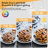 Leools T300 Dimmable Led Tubular Bulb 6W,Long Tube Edison Led Vintage Filament Bulb,60W Equivalent,4000K Daylight,Clear Glass,Cover E26 Medium Bas...