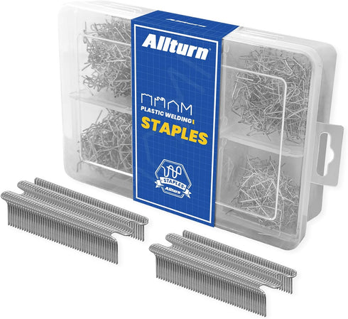 Allturn 1200 Pieces Hot Staples Welding Rods Bumper Repair Welding Wire for Repair Machine Car Bumpers Dashboards Lamp Holders Plastics Rings Dail...