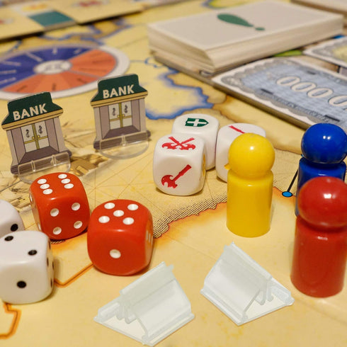 48 Pieces Clear Game Card Stands Holders for DIY Board Game Party Favor...