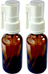 Amber Glass Empty Oral Sprayer 2-Pack for Colloidal Silver, Iodine, Essential Oils & Other Water Based Applications, 30ml (1oz) 2-Pack...