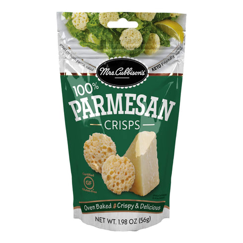 Mrs. Cubbison's Flavor 100 Real Keto Friendly Great for Snacking and Salad Topper, Parmesan Cheese Crisps, 1.98 Ounce...