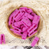 40 Pcs Plastic Baby Hanger Clips Slim-line Finger Clips Set for Clothes Hanger Velvet Hanger (Pink)...