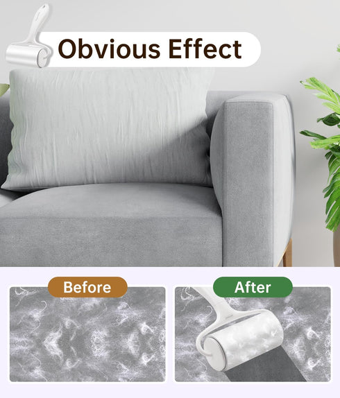 Fabric Shaver & Lint Roller Set, Electric Lint Remover for Clothes, Furniture and Couch, Sweater Shaver, Lint Roller Works Great On Pet Hair, Stic...