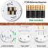 Motion Sensor Battery Operated Lights Indoor LED Closet Lights Battery Powered Motion Detector Stair Lights 210LM 6000K for Laundry Stairwell Hall...