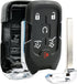 Case Shell Smart Key Fob Keyless Entry Remote fits 2014 2015 2016 2017 Chevy Tahoe Suburban / GMC Yukon (HYQ1AA)...