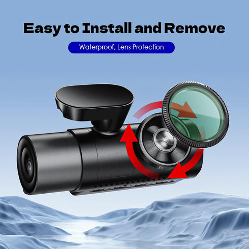 CPL Filter Circular Polarizing Filter?Lens Protection for Vantrue E1, E2, E3, E1 Lite, S1 Pro, N4 Pro,N5 Dash Cam...