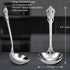 KEAWELL Gorgeous 1 oz. 18/10 Stainless Steel Gravy Ladle, Antique Small Ladle for Stirring, Mirror finished Soup Ladle Spoon and Dishwasher Safe (...