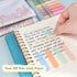 1200Pcs Clear Sticky Tabs, Writable Transparent Book Tab for Annotating Books, Reusable Page Markers Index Tab for Marking, Aesthetic Sticky Notes...