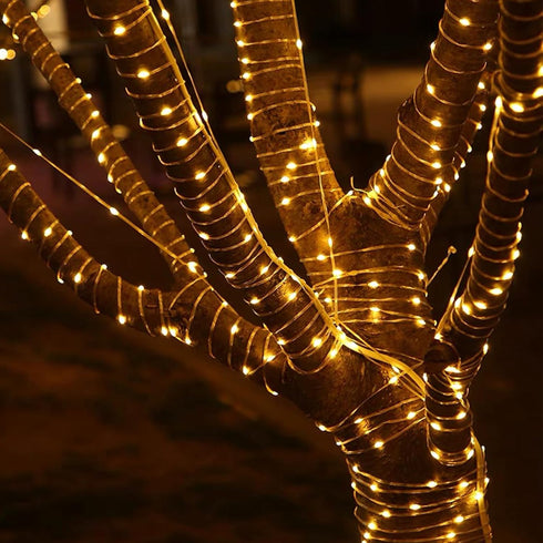 Solar Rope Light Solar Waterproof IP65 39FT 100LEDs Outdoor Rope Light?Patio Garden Solar Outdoor Lighting, Home Wedding Christmas Party Decoratio...