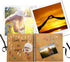 DIY Scrapbook Photo Album Kraft Paper Cover with Adhesive Pellets for Anniversary Wedding Travelling (No lettering on the cover)...