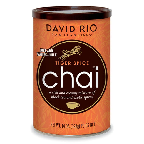 Tiger Spice Chai Tea Latte Mix, 14 Oz, Black Tea, Organic Spices, Dairy Free, Serve Hot or Cold, Just Add Water or Milk, 14 Servings...