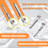 66 PCS Deutsch DT Grey 4 Pin Connectors 5 Set, Waterproof Electrical Wire Connector with Stamped Contacts and Seal Plug for Truck, Off-Road Vehicl...