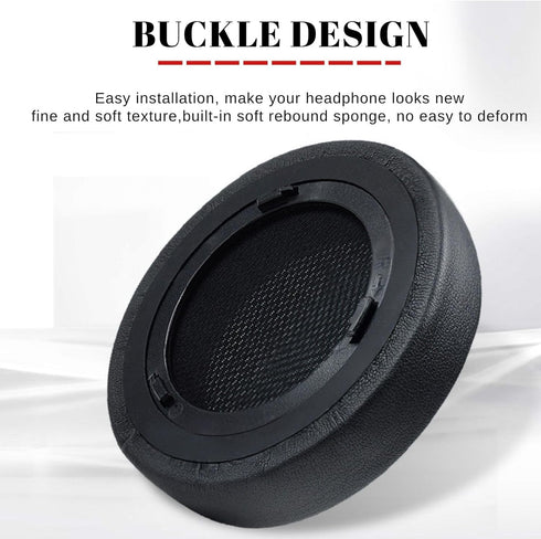 Replacement XT SE EarPads for Corsair Virtuoso RGB Wireless XT SE Gaming Headset, Soft Memory Foam Protein Leather Ear Cups Cover Repair Part (Bla...