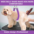 Pet Dog Grooming Belly Straps - Pet Dog Grooming Loops Grooming Helper Purple Groomer Belly Support Band Wide Waterproof PVC Belly Loop Grooming R...