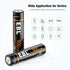 EBL Rechargeable AAA Lithium Batteries 1.5V AAA Battery 900mWh USB Rechargeable Batteries - 4 Pack...