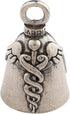 Guardian Bell Profession Good Luck Bell w/Keyring & Black Velvet Bag | Motorcycle Bell | Lead-Free Pewter | Made in USA...