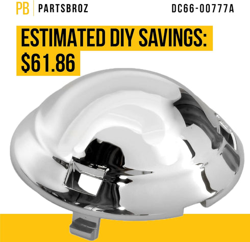 DIY Tips Included - DC66-00777A Washer Pulsator Cap Replacement by PartsBroz - Compatible Samsung Washing Machine Parts - Replaces AP5788799 3282678 PS8753312