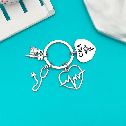 Xiahuyu 12 Pcs CNA Gifts Certified Nursing Assistant Keychain CNA Student Gift CNA Graduation Gift CNA Appreciation Gifts CNA Week Retirement Chri...