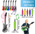 6 Pcs Inflatable Guitars for Parties, 35 Inch Rock Star Guitar, Inflatable Instruments Blow Up Guitars, Rock and Roll Party Photo Booth Props for ...