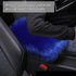 4Pcs/Set Faux Wool Fluffy Steering Wheel Covers Long Fur Gear Shift Cover,Handbrake Cover,Fluffy Armrest Cover Fuzzy Furry Car Accessories Long Ha...