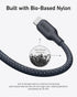 Anker USB C to USB C Cable (240W,10ft), Bio-Braided USB C Charger Cable Fast Charge for iPhone15/15Pro/15Plus/15ProMax, iPad Pro 2020, iPad Air 4,...
