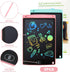LCD Writing Tablet, 2 Packs Drawing Pads for Kids 3 4 5 6 Years Old 8.5 Inch Colorful Lines Doodle Scribble Boards Educational Toys for Boys Girls...