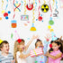 Mad Scientist Party Swirls Streamers Decorations Set 16 Pieces Science Laboratory Chemistry Theme Hanging Swirl Decor for Baby Shower Boys Girls B...