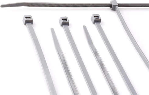 THE CIMPLE CO 7 inch Strong Grey Nylon Zip Ties, Wire Ties - Indoor and Outdoor Rated - No Tools Needed, Zip Ties (Wire Ties, Cable Ties), 100 Pac...