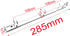 2Pcs Metal Standard Letter Size 3-Ring Binder Mechanism with booster?3 O Rings,1inch Capacity, 17mm base width, Loose Leaf Binding Spines Combs fo...