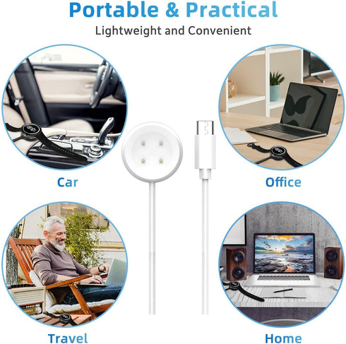 Compatible for Google Pixel Watch 2 Charger Replacement USB C Charging Cable Dock Stand for Pixel Watch 2 Smartwatch...