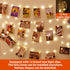 HXWEIYE 120LED Warm White 40Ft Fairy String Light with 52 Clear Clips & 12 Hooks, USB Powered, Waterproof, 8 Modes & Timer, Perfect for Indoor/Out...