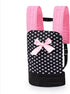 Bayer Design Dolls: Carrier - Black, Pink, Hearts - Accessory for Carrying Dolls Up to 18", Adjustable Shoulder Straps, Seat Belt, Kids Toy, Ages ...