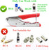Coax Cable Crimper Tool Kit, rg6 rg59 Coaxial Compression Tool, Wire Stripper, 10pcs RG6 F Connectors...