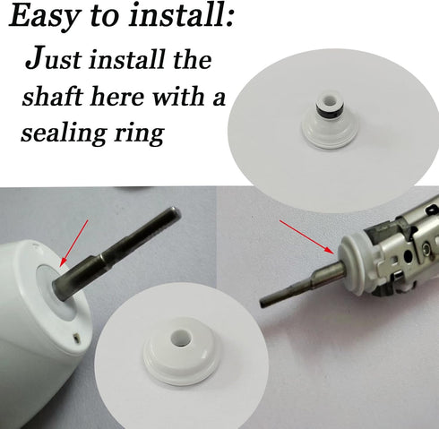 Upgraded electric toothbrush shaft rubber sealing parts,fits for HX2400,HX6210,HX6300,HX6700,HX6800,HX7500,HX9100,HX9700,HX9900,Electric toothbrus...