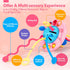 Montessori Toys - Silicone Pull String Baby Sensory Toys for Toddlers - Toddler Travel Toys...