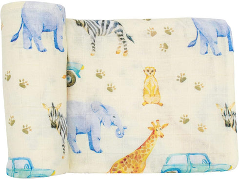 immispace - Ultra Soft Swaddle Blanket | Muslin Blankets for Girls & Boys | Newborns & Infants Gifts | 30% Organic Cotton + 70% Rayon | Large 47" ...