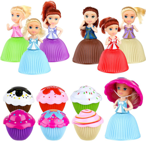 Beautiful Cake Doll Toy Surprise Cupcake Princess Doll Toys for Children Kid Transformed Scented Girls Funny Game Gift (6PCS)…...