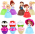 Beautiful Cake Doll Toy Surprise Cupcake Princess Doll Toys for Children Kid Transformed Scented Girls Funny Game Gift (6PCS)…...