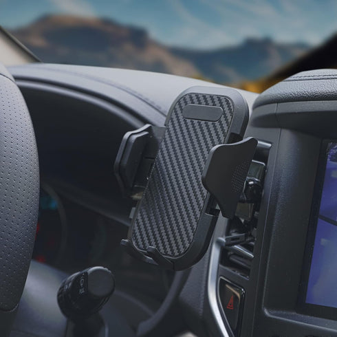 LAX Gadgets Cell Phone Holder Car, Phone Car Mount, Car Vent Phone Mount, Cradle-Type Phone Car Holder, Cellphone Holder for Car Vent, Car Mount w...