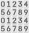 Curb Stencil Kit for Address Painting – Includes All Numbers, 4-Inch Durable & Reusable Plastic Stencils for Sidewalks, Pavement, and Industrial U...