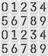 Curb Stencil Kit for Address Painting – Includes All Numbers, 4-Inch Durable & Reusable Plastic Stencils for Sidewalks, Pavement, and Industrial U...