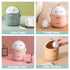 Cute Desktop Trash Can Wastebasket with 90 Trash Bags, Creative Mini Countertop Garbage Can with Lid, Small Plastic Storage Bin for Home Kitchen D...