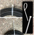 200 Pack Bulk KOOWIN Small 6 inch Nylon Plastic Cable Zip Ties Wire Wraps White...
